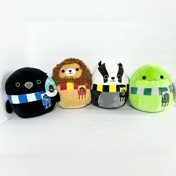 NWT Squishmallows Harry Potter 8” 4 Houses Set Halloween 2023 - Picture 2 of 2